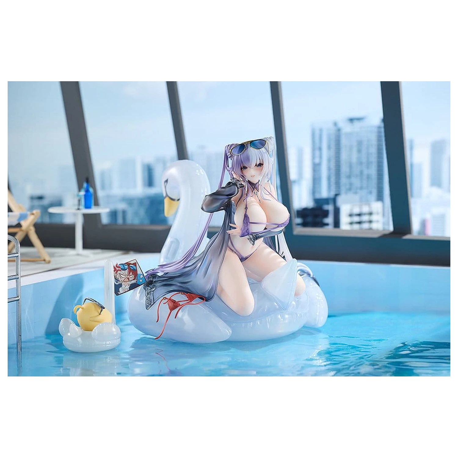 Azur Lane figurina PVC 1/7 Ying Swei Blue Waves, Limpid Summer Ver. 18 cm poza produsului