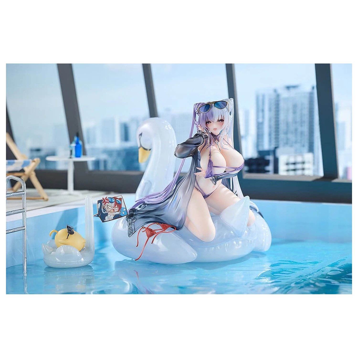Azur Lane figurina PVC 1/7 Ying Swei Blue Waves, Limpid Summer Ver. 18 cm poza produsului