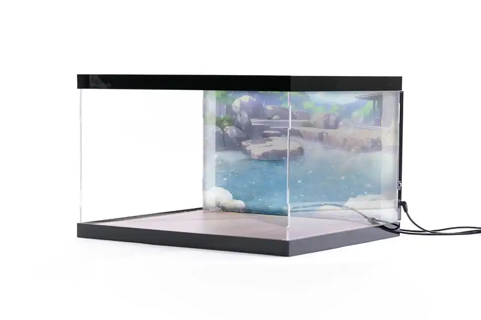 Vitrină acrilică cu iluminare Azur Lane pentru figurină Kashino Hot Springs Relaxation poza produsului
