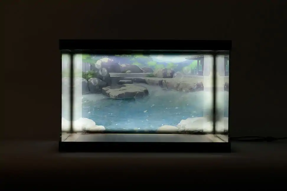 Vitrină acrilică cu iluminare Azur Lane pentru figurină Kashino Hot Springs Relaxation poza produsului