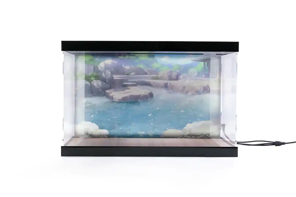 Vitrină acrilică cu iluminare Azur Lane pentru figurină Kashino Hot Springs Relaxation poza produsului