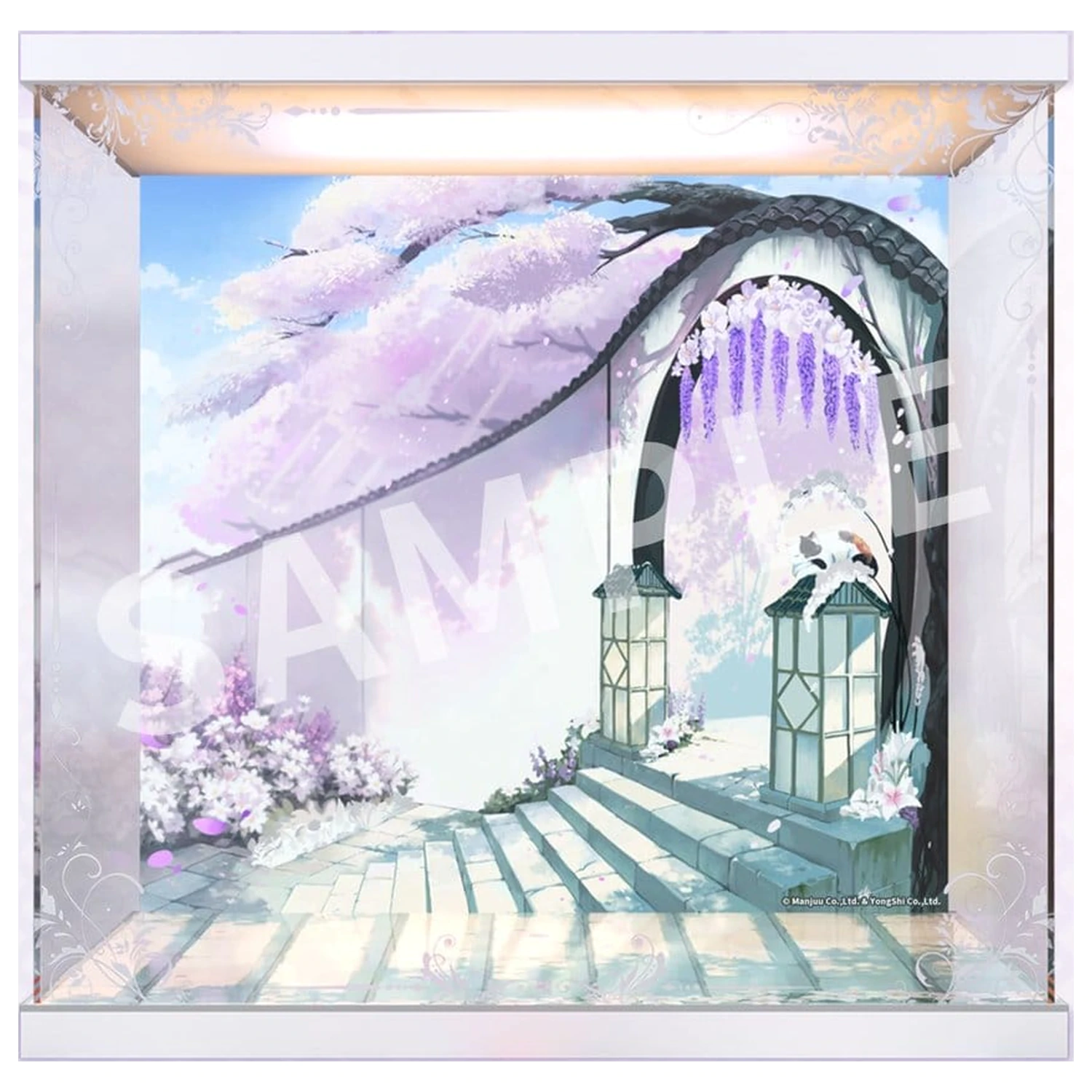 Vitrină Acrilică LED Azur Lane pentru Musashi Purest Wisteria Ver. 47 x 37 x 46 cm poza produsului