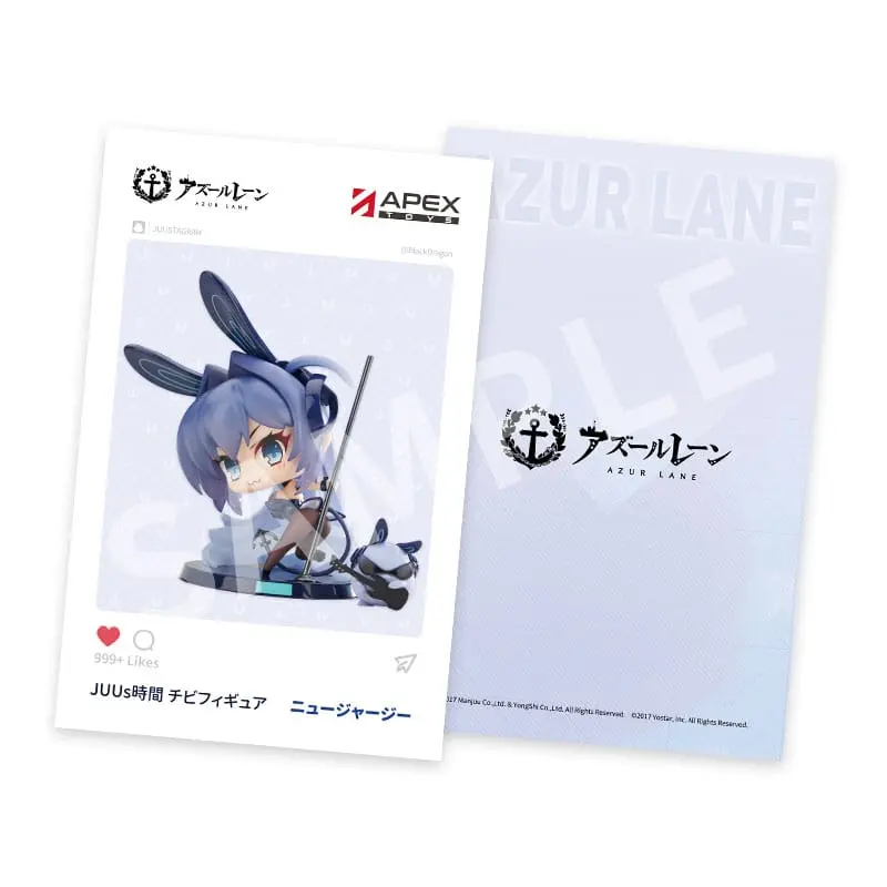 Azur Lane Statuie PVC Deformat JUUs Time Chibi New Jersey 8 cm poza produsului