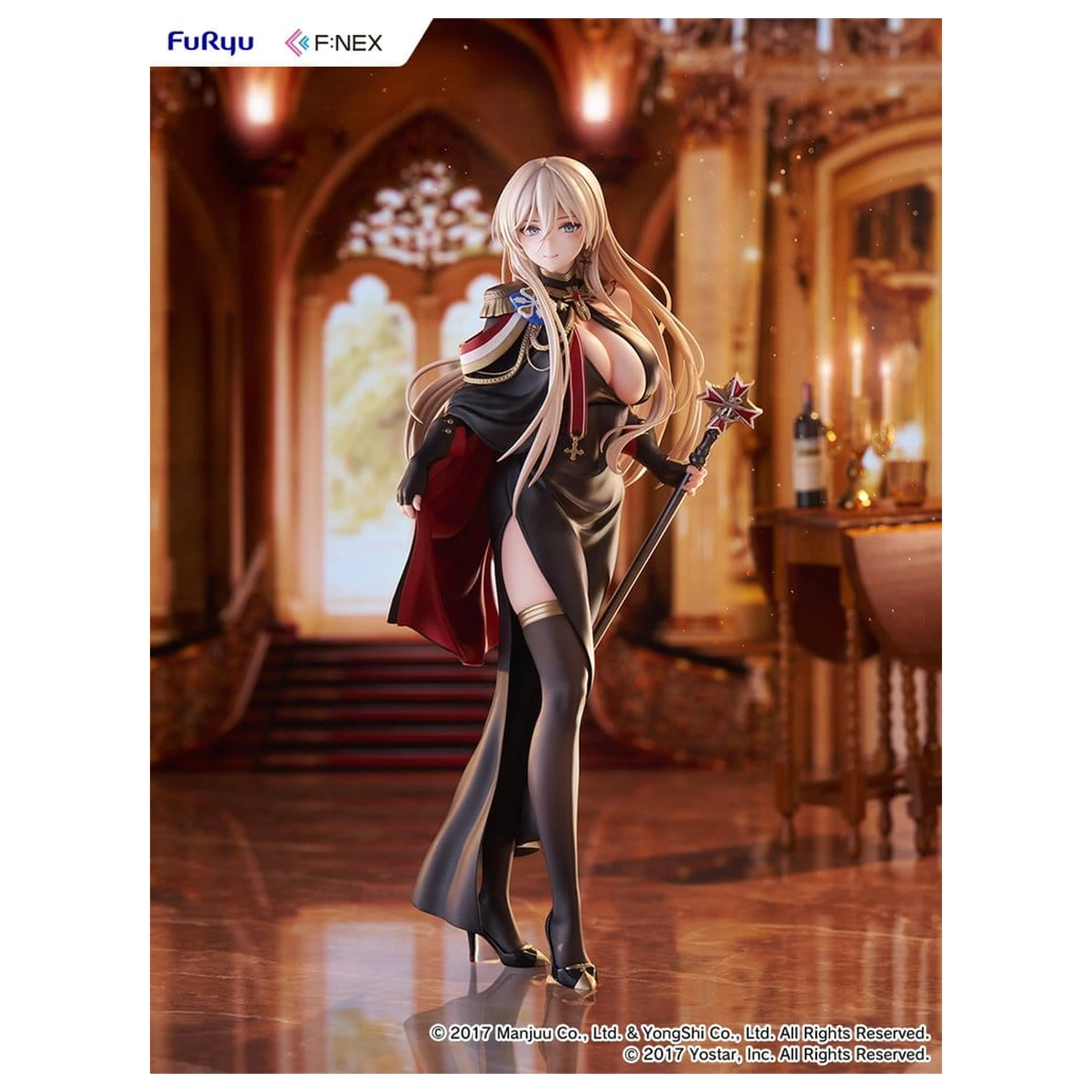 Azur Lane F:NEX Figurina PVC 1/7 Bismarck Formal Dress Ver. 25 cm poza produsului