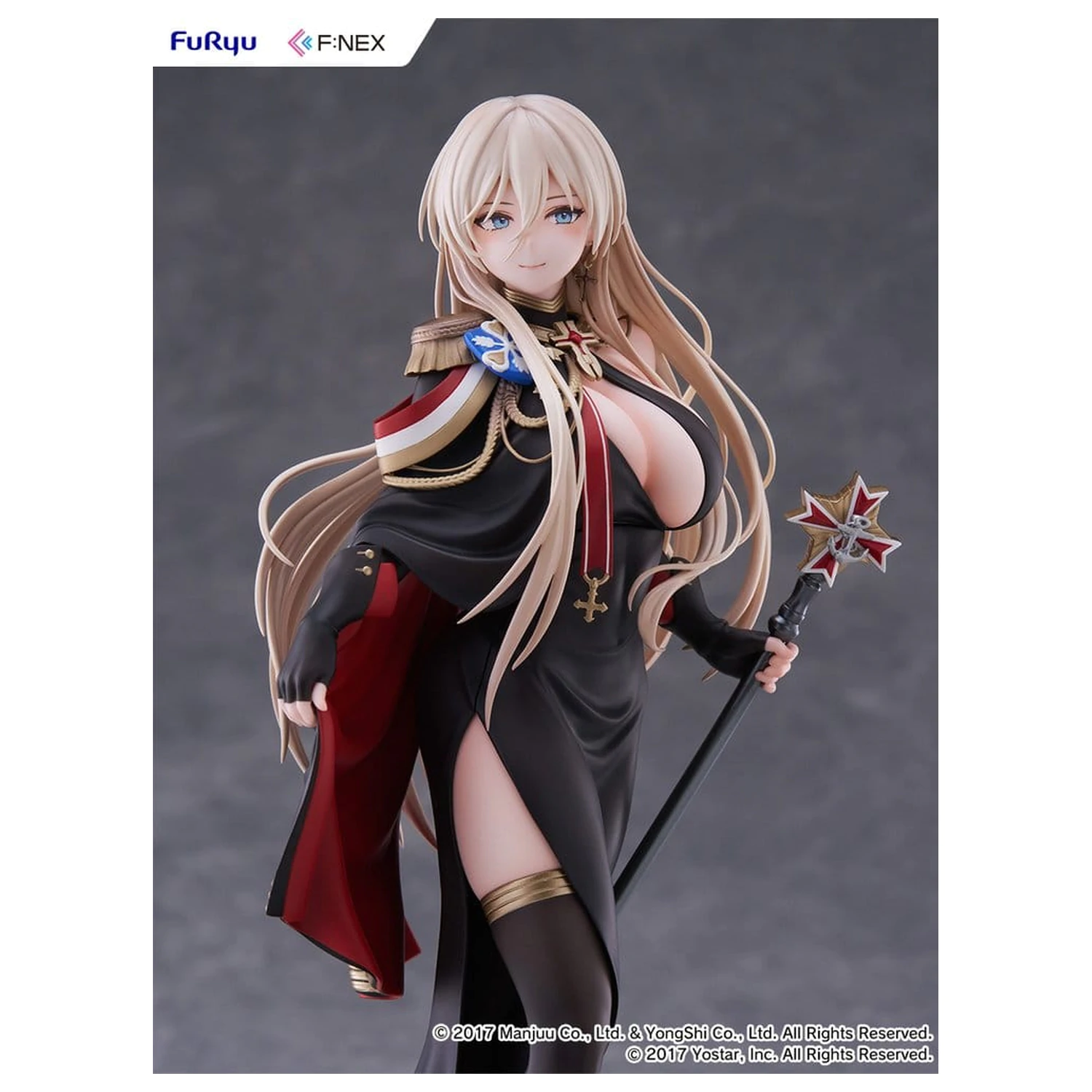 Azur Lane F:NEX Figurina PVC 1/7 Bismarck Formal Dress Ver. 25 cm poza produsului