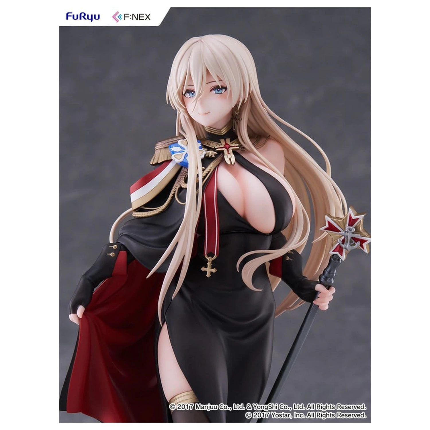 Azur Lane F:NEX Figurina PVC 1/7 Bismarck Formal Dress Ver. 25 cm poza produsului