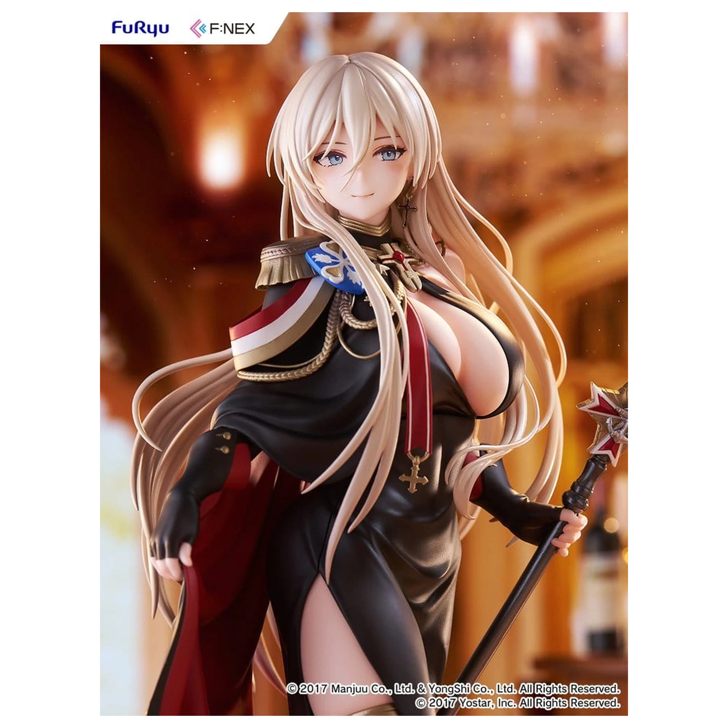 Azur Lane F:NEX Figurina PVC 1/7 Bismarck Formal Dress Ver. 25 cm poza produsului