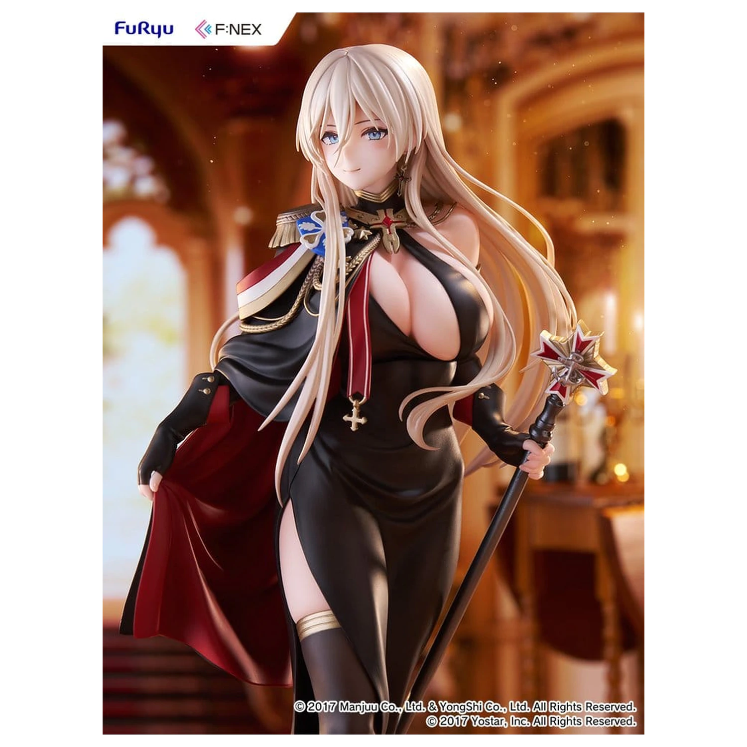 Azur Lane F:NEX Figurina PVC 1/7 Bismarck Formal Dress Ver. 25 cm poza produsului