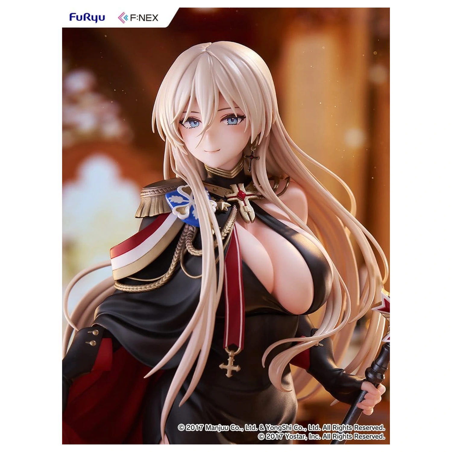 Azur Lane F:NEX Figurina PVC 1/7 Bismarck Formal Dress Ver. 25 cm poza produsului