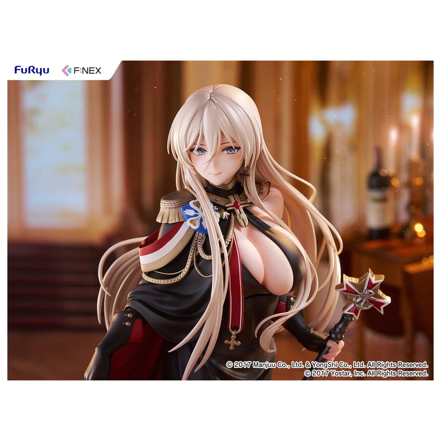Azur Lane F:NEX Figurina PVC 1/7 Bismarck Formal Dress Ver. 25 cm poza produsului