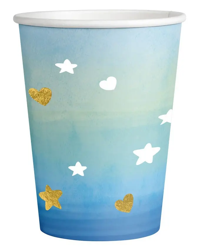 Baby Boy Pahare de Hârtie 8 bucăți 250 ml poza produsului