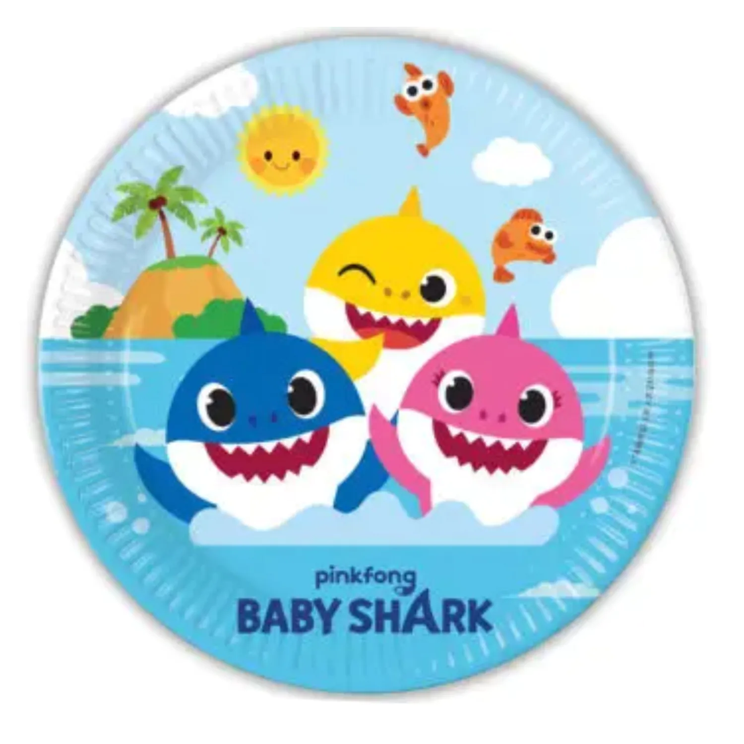 Baby Shark Next Generation Farfurii de hârtie 8 buc 23 cm FSC poza produsului
