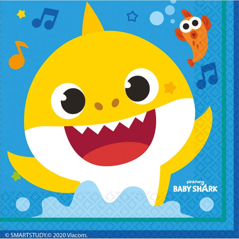 Baby Shark Servetele 16 buc 33*33 cm poza produsului