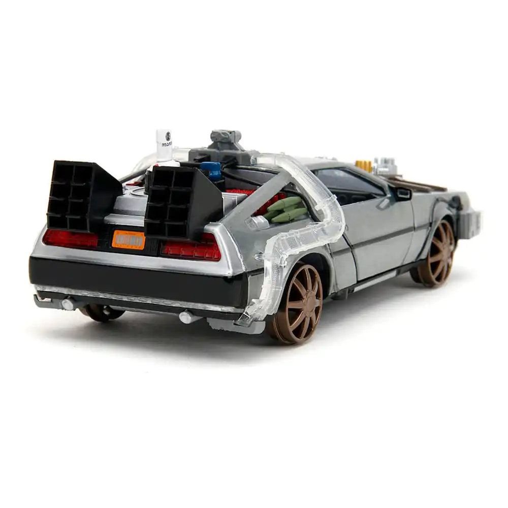 Back to the Future 3 Model turnat sub presiune 1/24 Model Mașină a Timpului 4 poza produsului