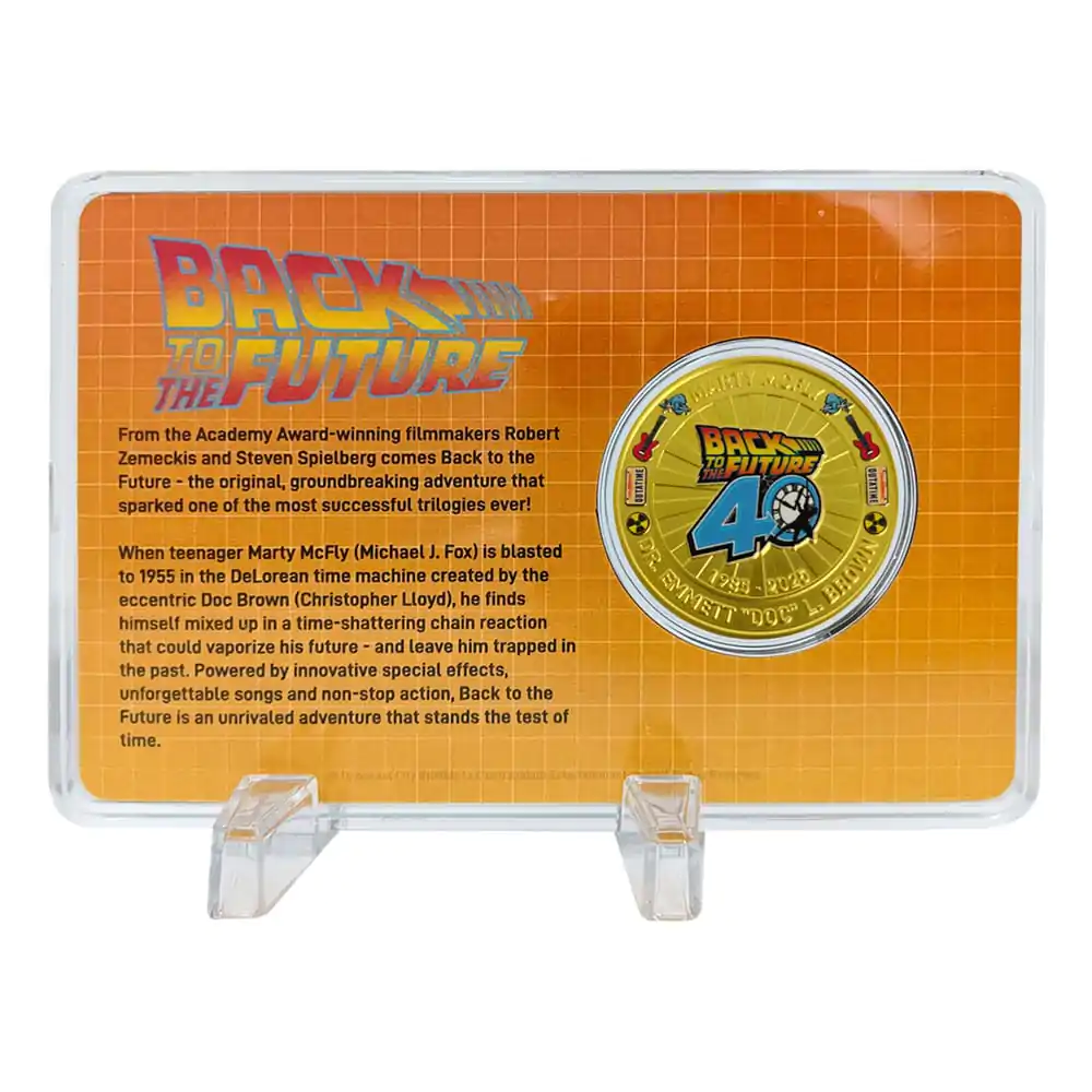Back To The Future Moneda de Colectie 40th Anniversary Editie Limitata poza produsului