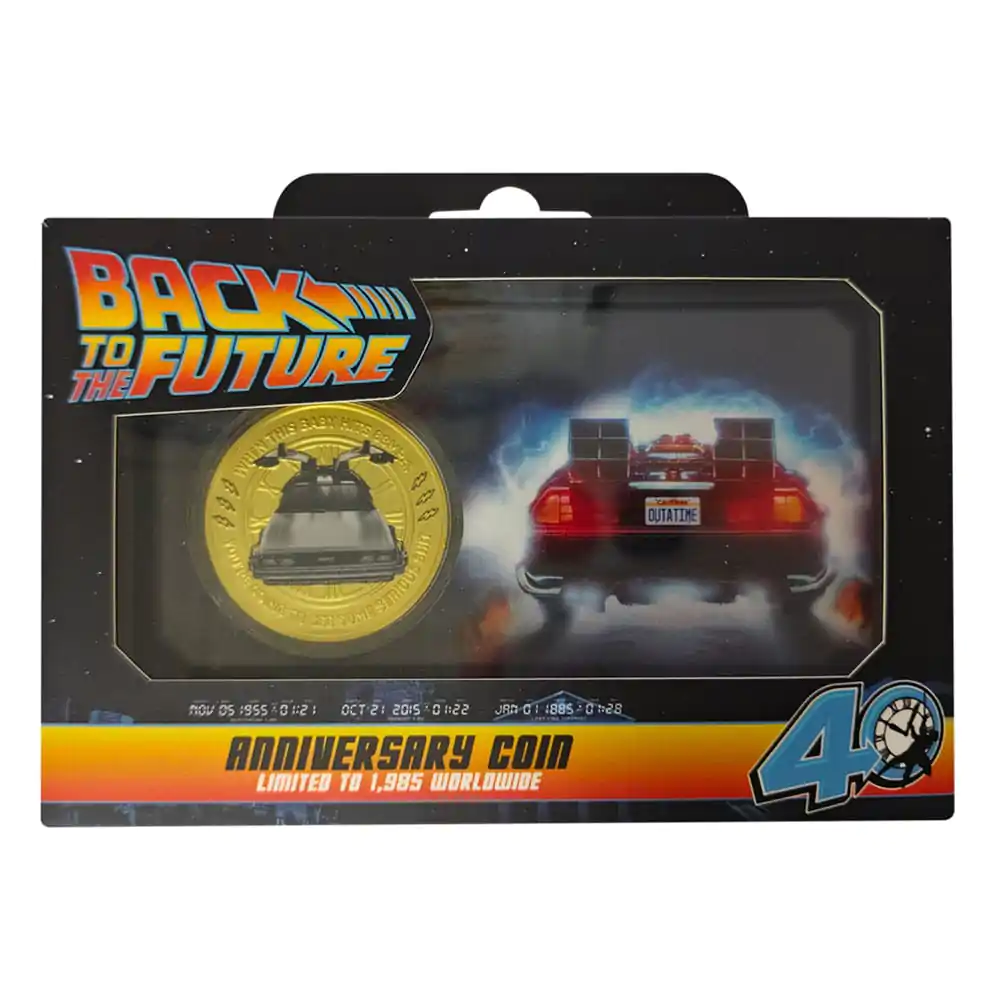 Back To The Future Moneda de Colectie 40th Anniversary Editie Limitata poza produsului