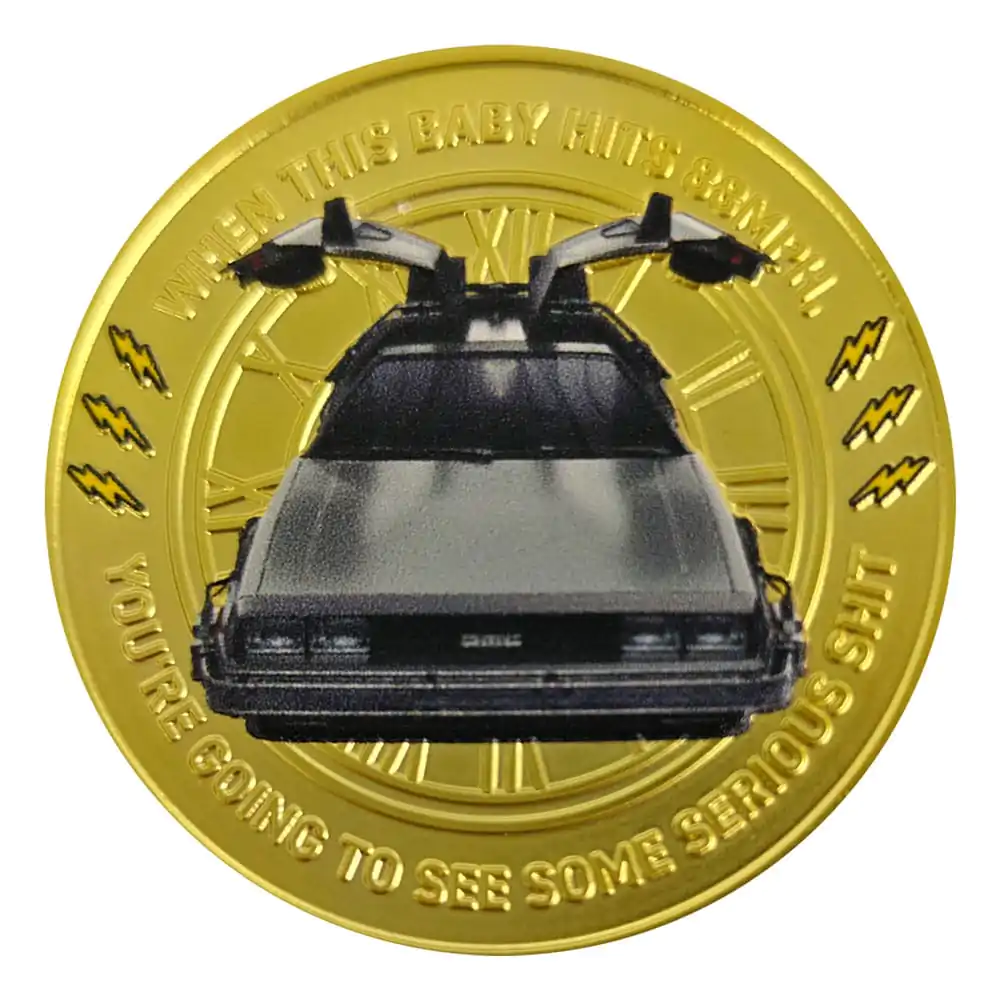 Back To The Future Moneda de Colectie 40th Anniversary Editie Limitata poza produsului
