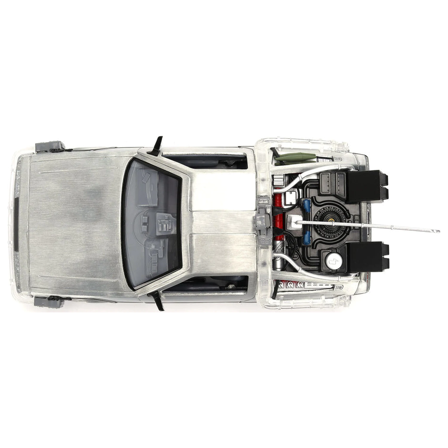 Back to the Future 40th Anniversary Time Machine Hollywood Rides DeLorean replica poza produsului