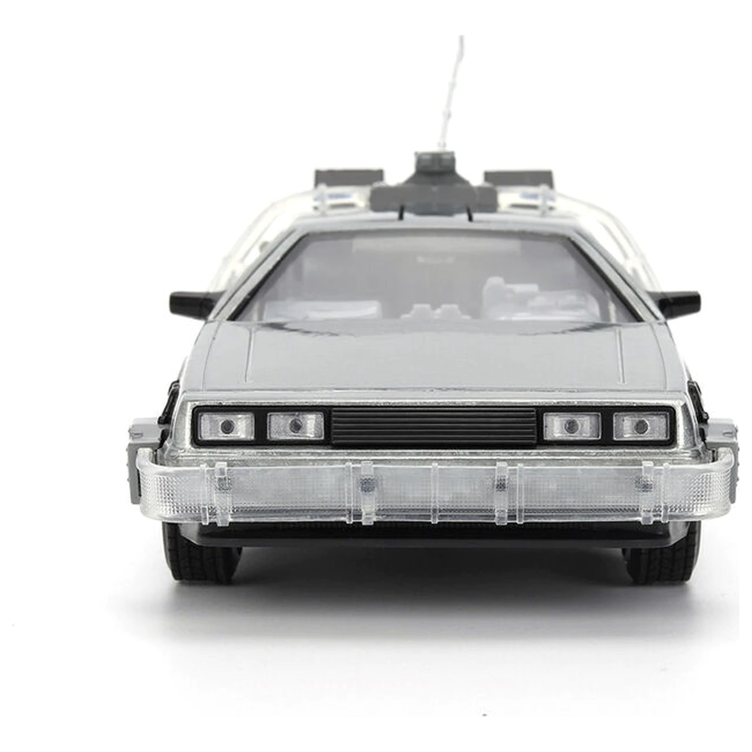 Back to the Future 40th Anniversary Time Machine Hollywood Rides DeLorean replica poza produsului