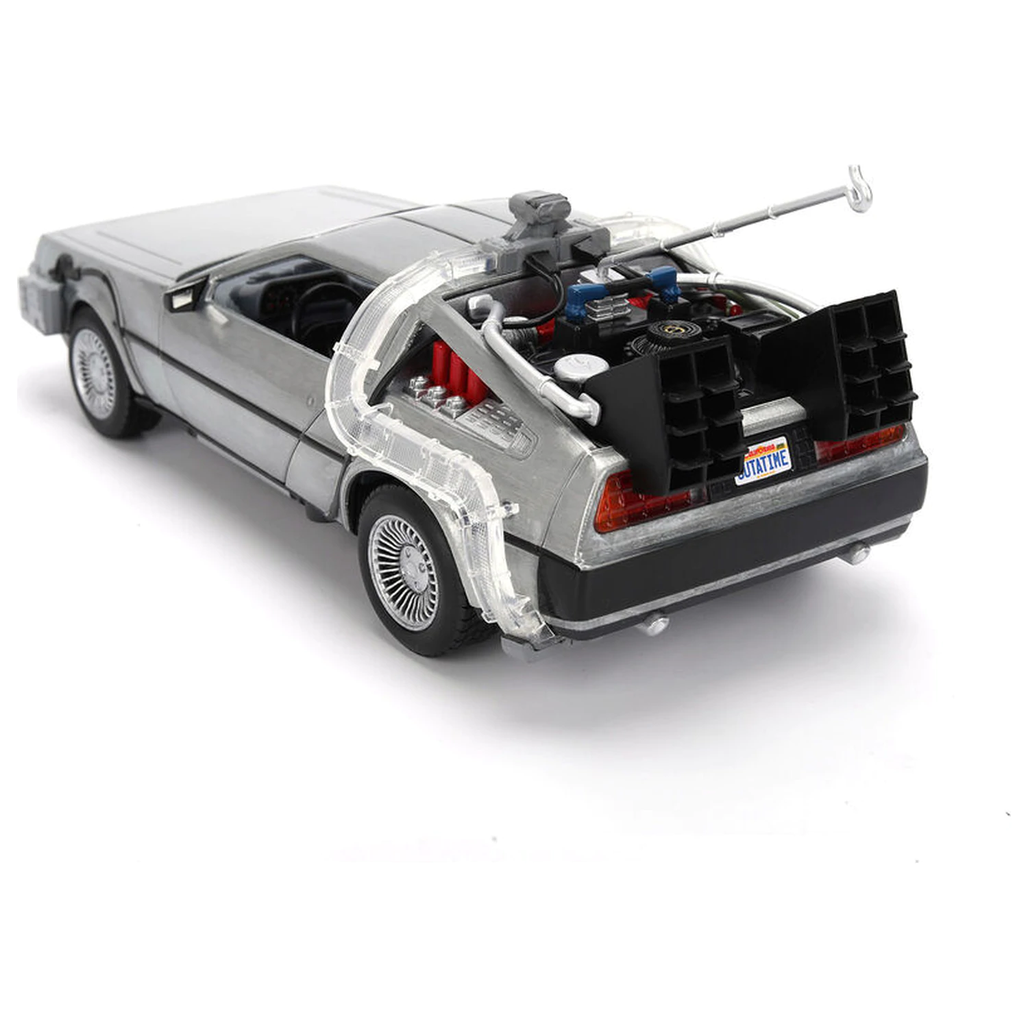 Back to the Future 40th Anniversary Time Machine Hollywood Rides DeLorean replica poza produsului