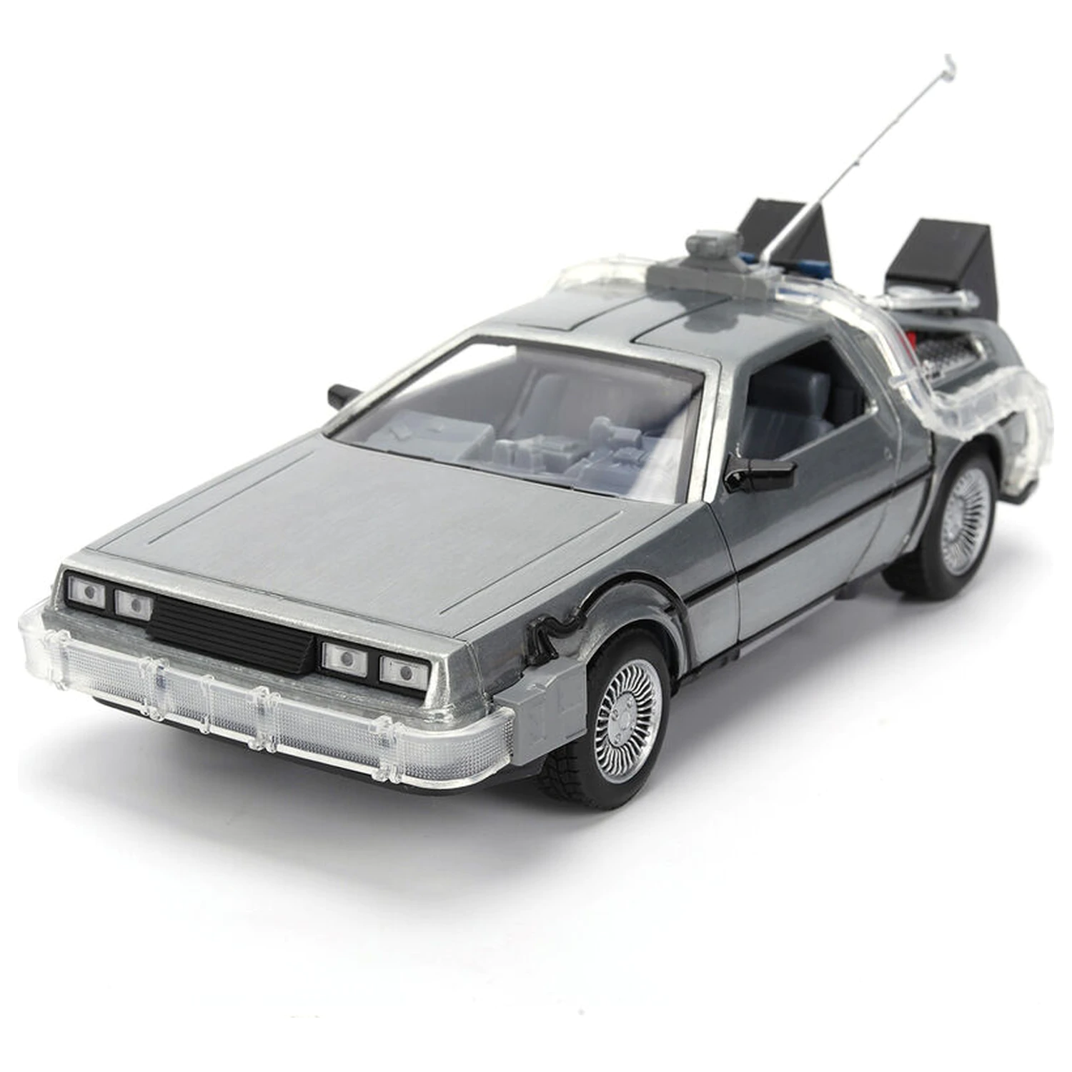 Back to the Future 40th Anniversary Time Machine Hollywood Rides DeLorean replica poza produsului