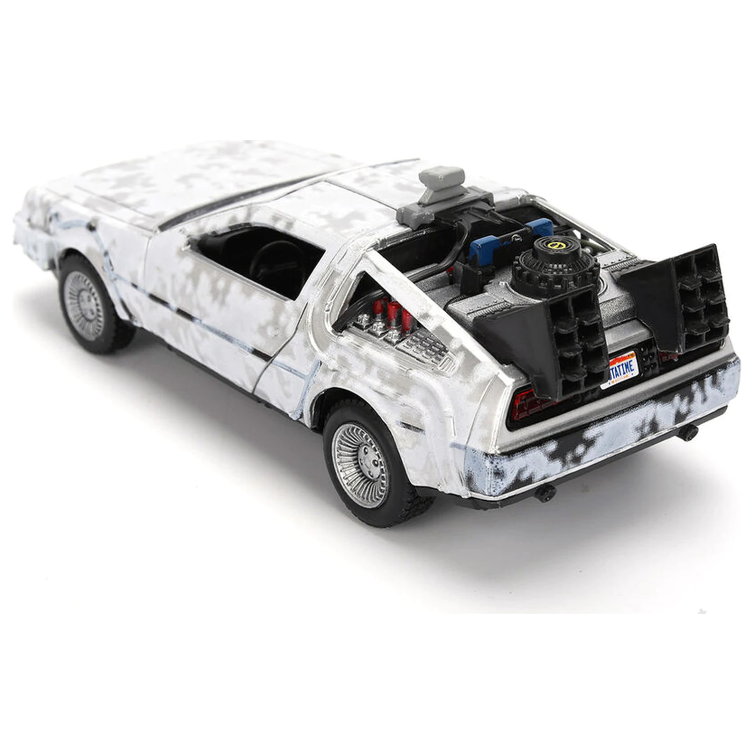 Back to the Future 40th Anniversary Time Machine Ice Effect DeLorean replică poza produsului