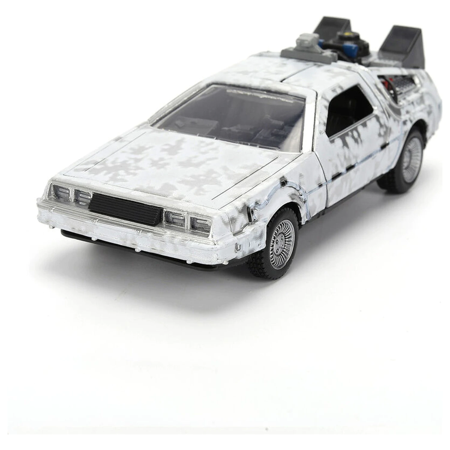 Back to the Future 40th Anniversary Time Machine Ice Effect DeLorean replică poza produsului