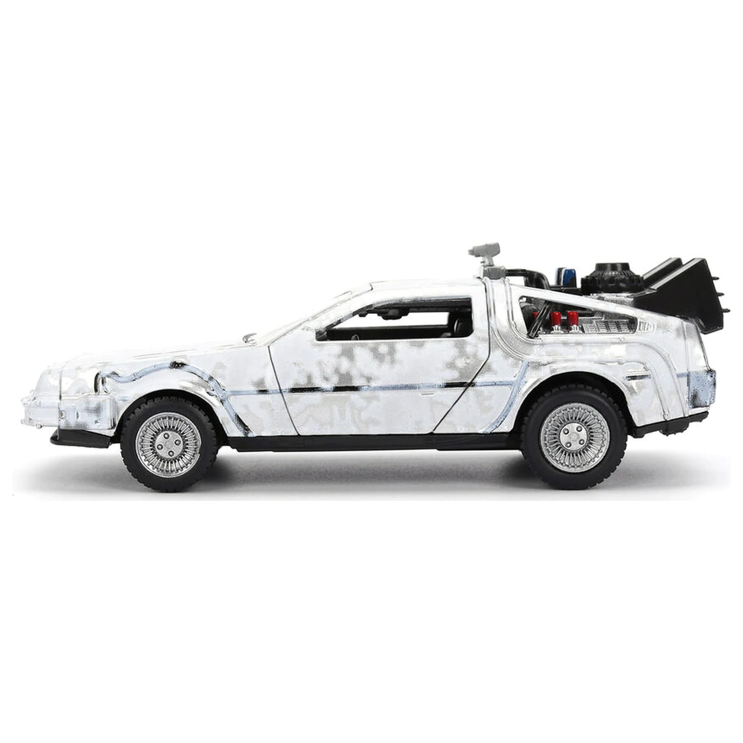 Back to the Future 40th Anniversary Time Machine Ice Effect DeLorean replică poza produsului