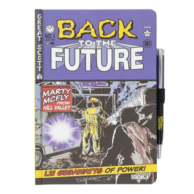 Back to the Future A5 notebook premium + pix poza produsului