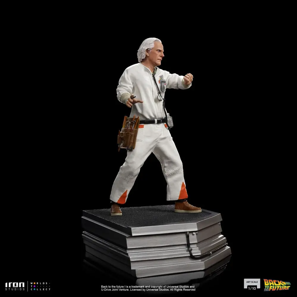 Back to the Future Art Scale Statuie 1/10 Doc Brown 22 cm poza produsului