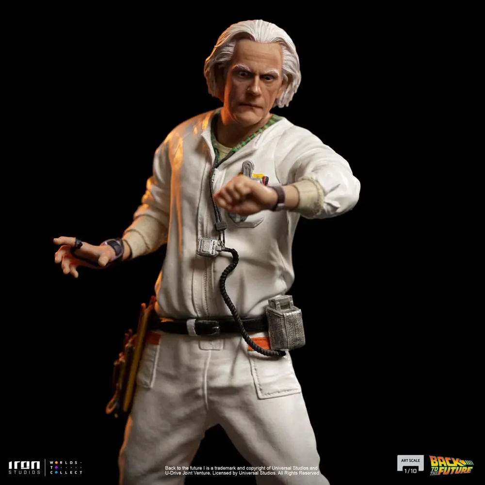 Back to the Future Art Scale Statuie 1/10 Doc Brown 22 cm poza produsului