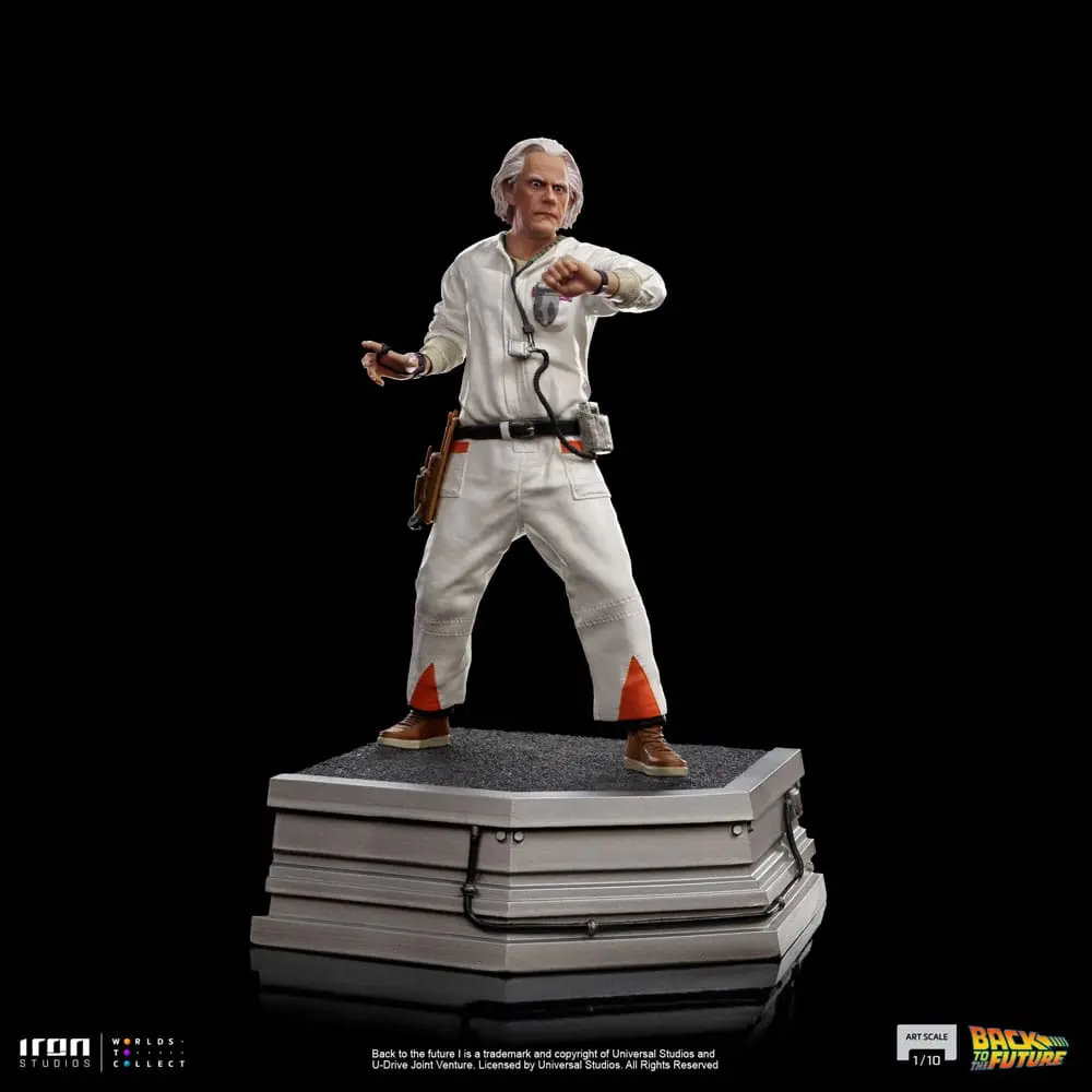 Back to the Future Art Scale Statuie 1/10 Doc Brown 22 cm poza produsului
