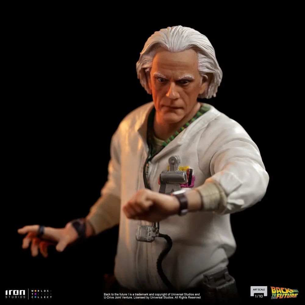Back to the Future Art Scale Statuie 1/10 Doc Brown 22 cm poza produsului