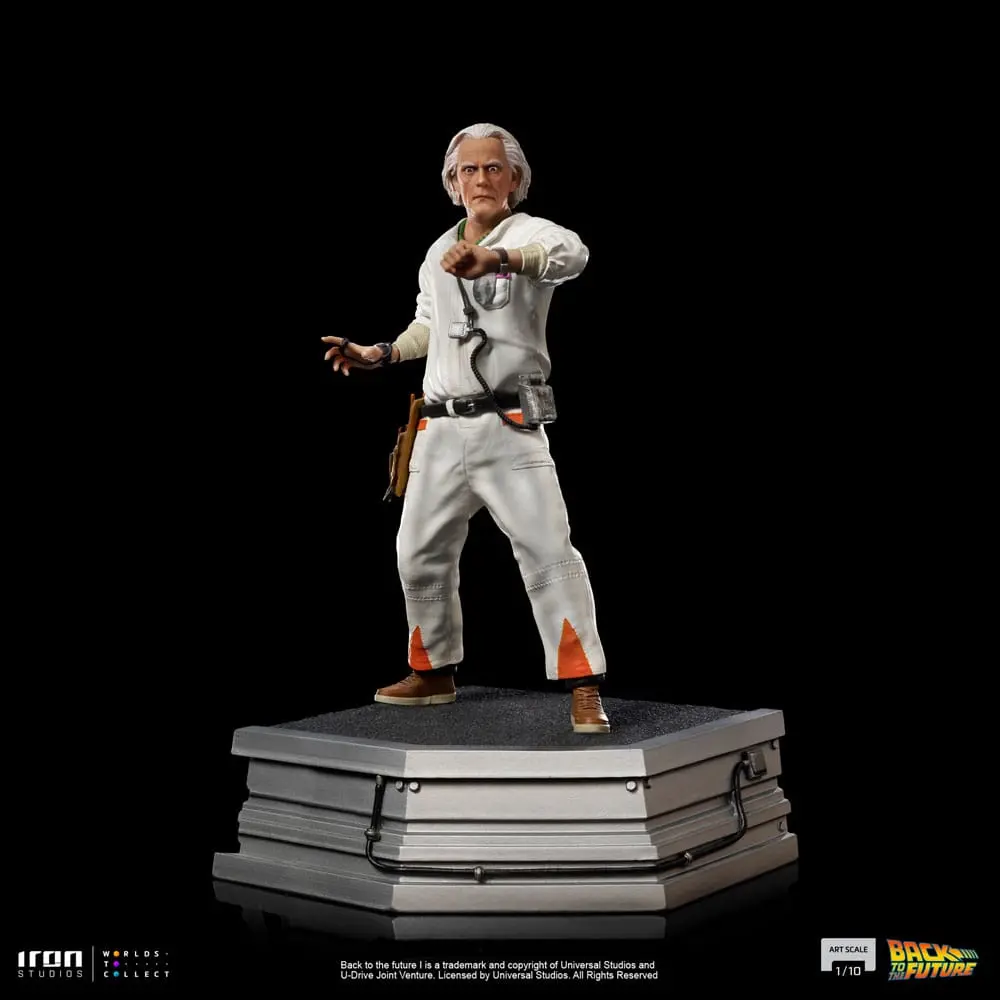 Back to the Future Art Scale Statuie 1/10 Doc Brown 22 cm poza produsului