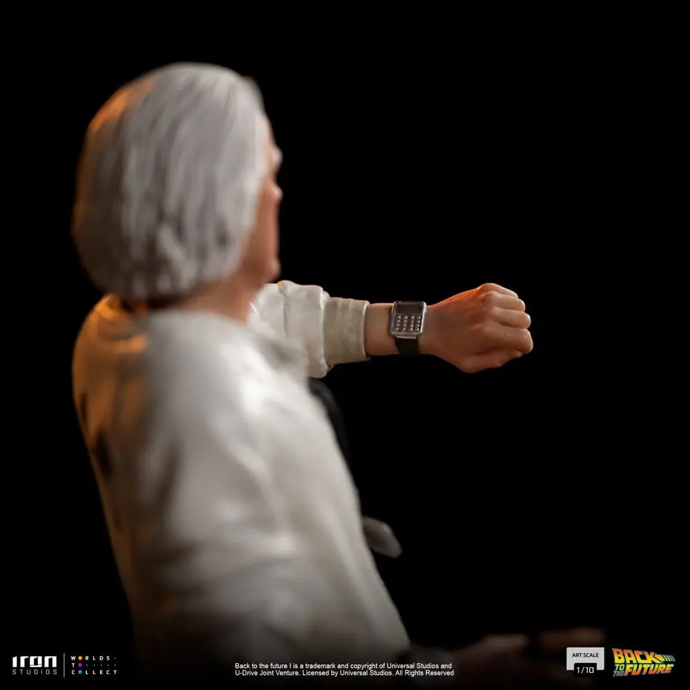 Back to the Future Art Scale Statuie 1/10 Doc Brown 22 cm poza produsului