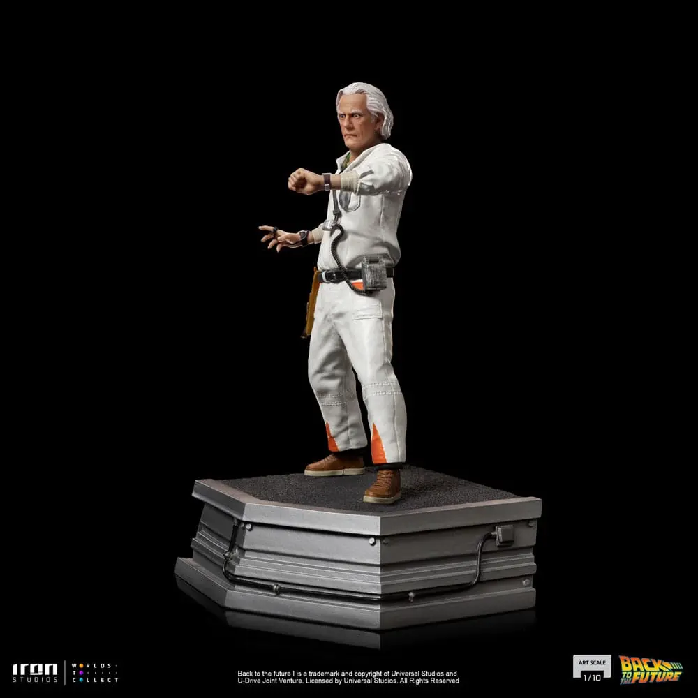 Back to the Future Art Scale Statuie 1/10 Doc Brown 22 cm poza produsului