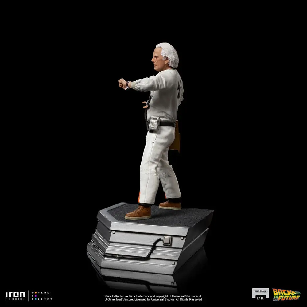 Back to the Future Art Scale Statuie 1/10 Doc Brown 22 cm poza produsului