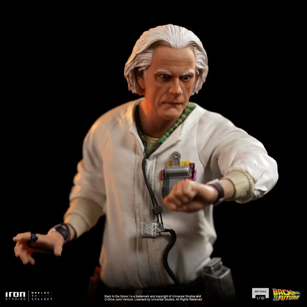 Back to the Future Art Scale Statuie 1/10 Doc Brown 22 cm poza produsului