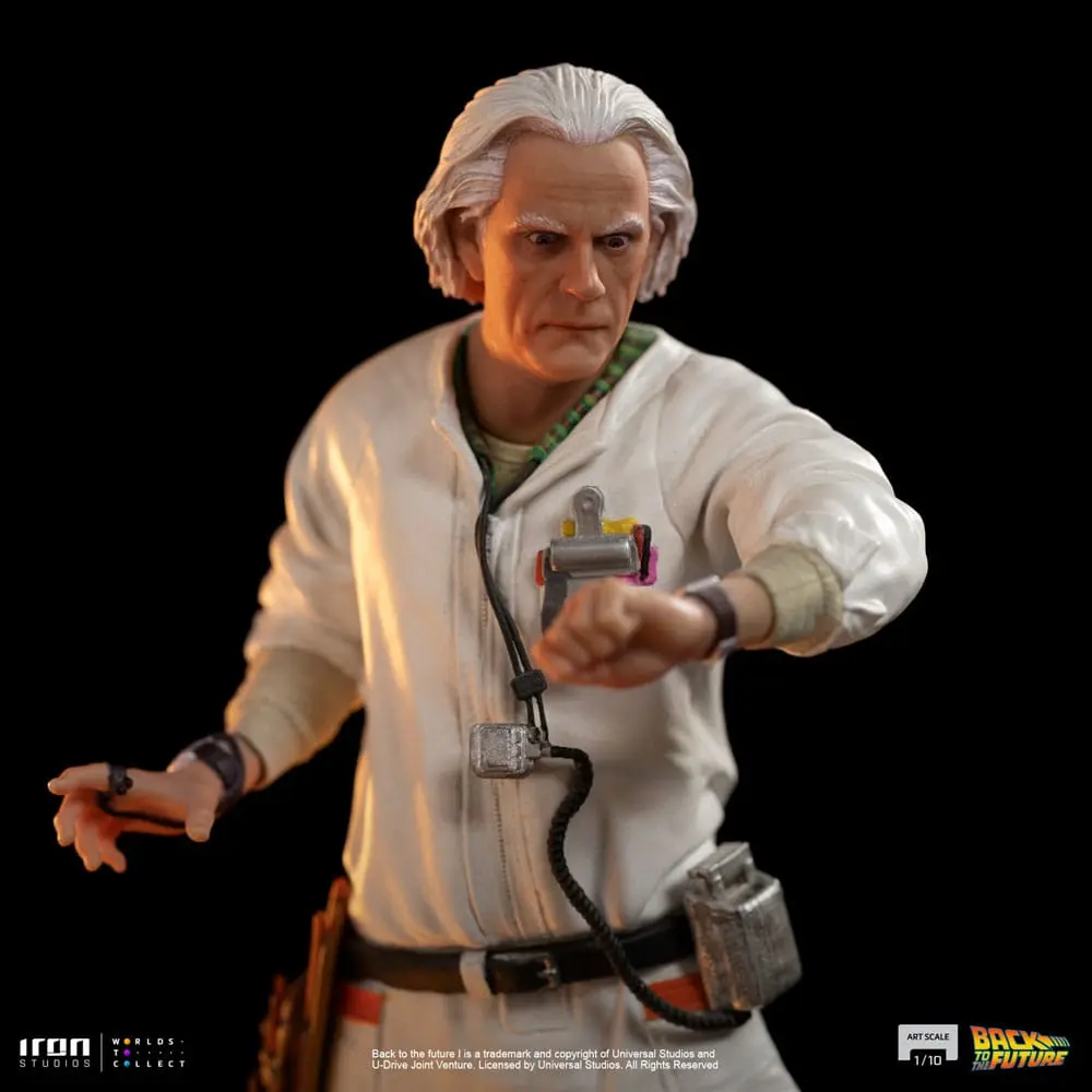 Back to the Future Art Scale Statuie 1/10 Doc Brown 22 cm poza produsului