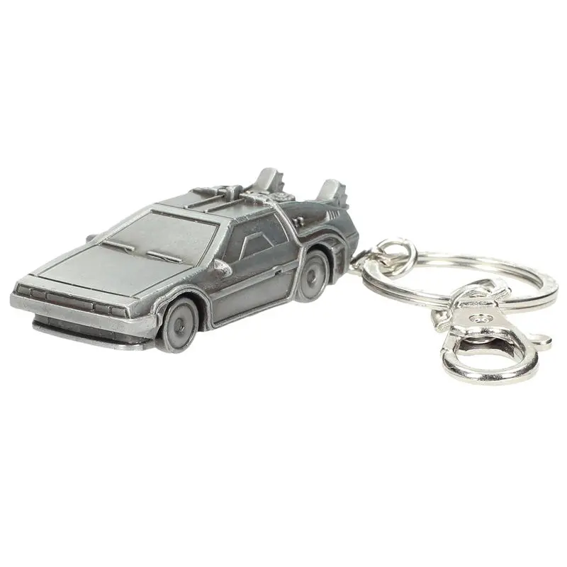 Back to the Future Metal Breloc DeLorean 7 cm poza produsului