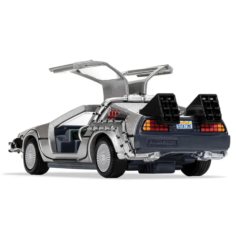 Back to the Future Diecast Model 1/36 DeLorean și figurină Doc Brown poza produsului