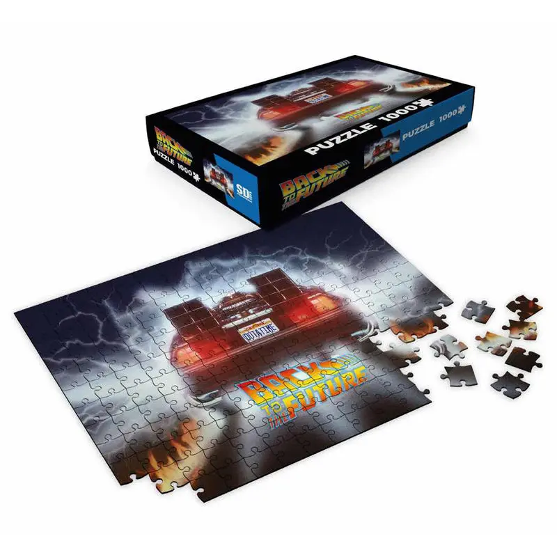 Back to the Future Delorean Out a Time puzzle 1000 bucăți poza produsului
