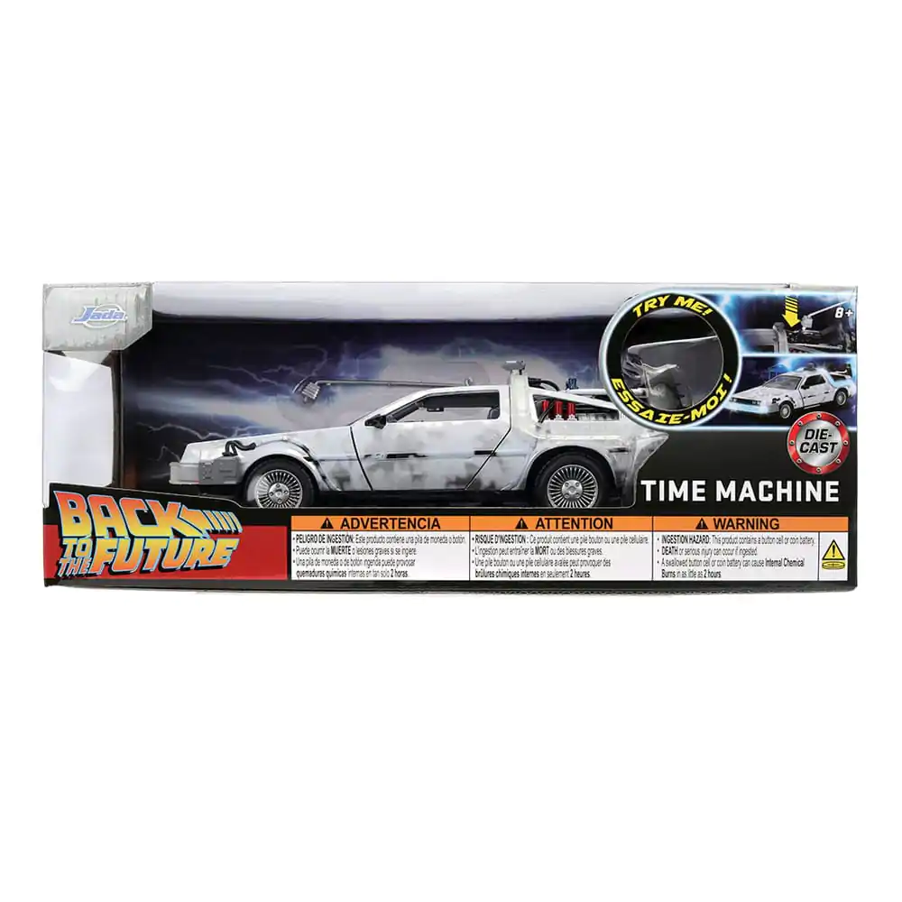 Back to the Future Diecast Model 1/24 Mașină a timpului Frost poza produsului