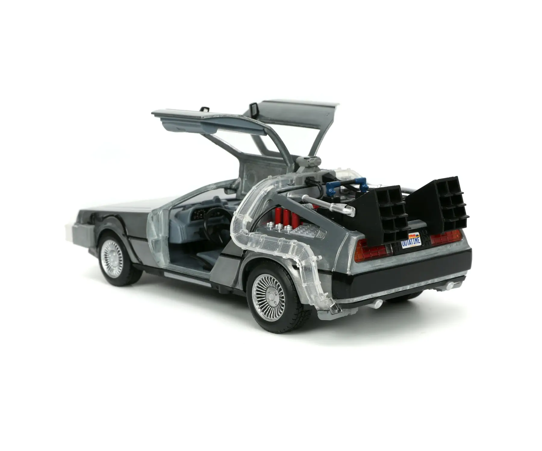 Back to the Future Model Diecast 1/24 Model Mașină a Timpului Model 1 poza produsului