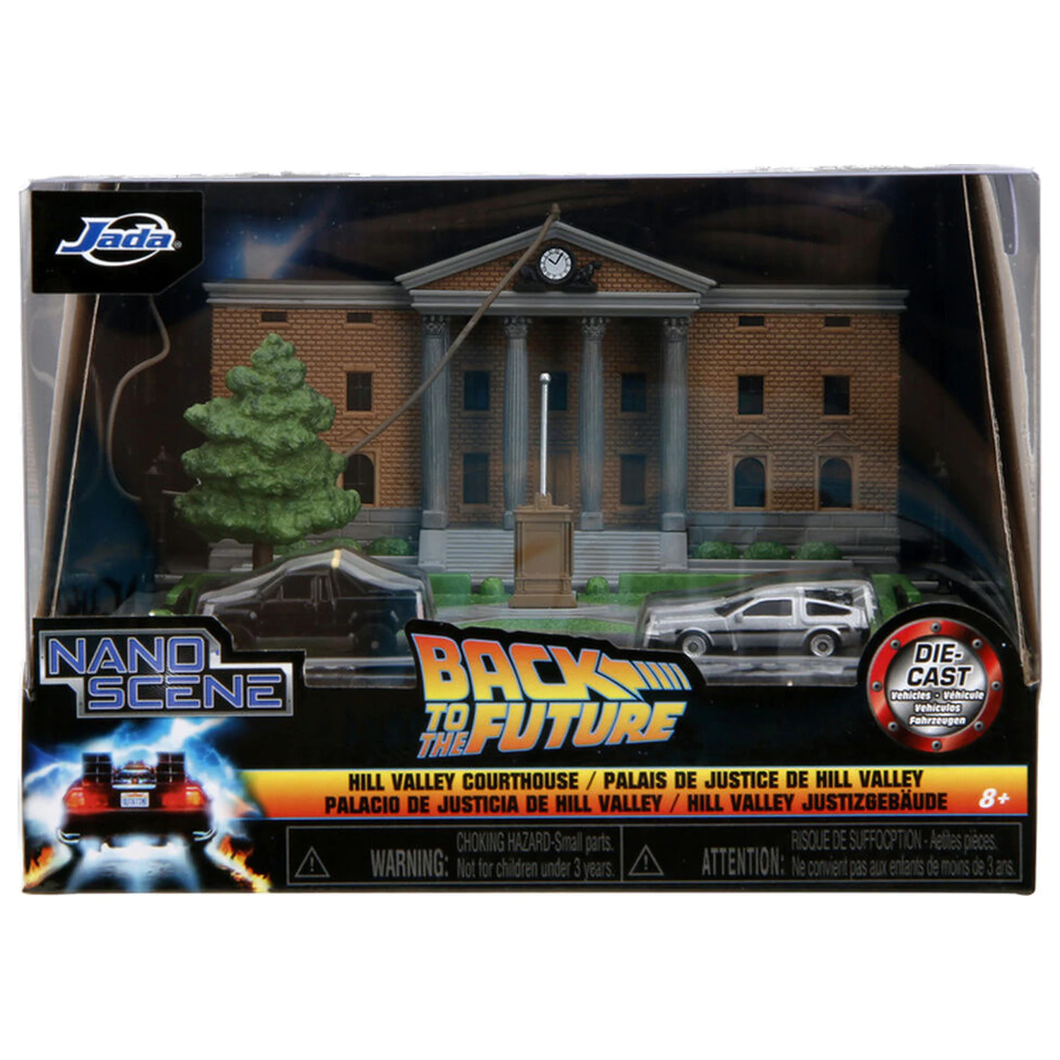 Back To The Future Hill Valley Court Square diorama replică poza produsului