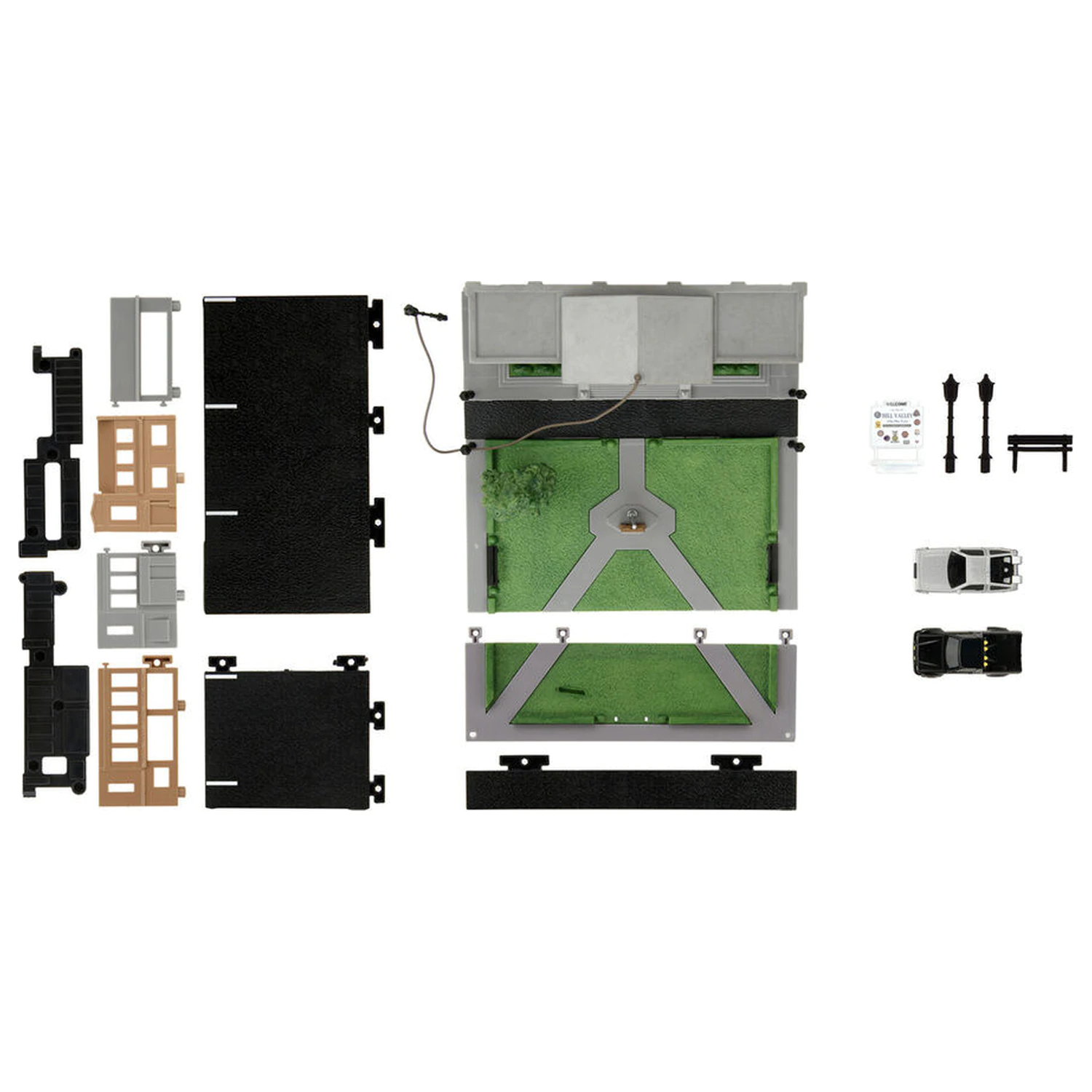 Back To The Future Hill Valley Court Square diorama replică poza produsului