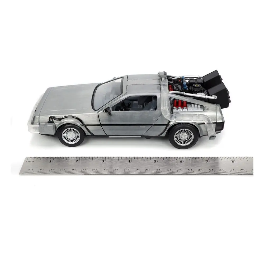 Back to the Future Hollywood Rides Model Diecast 1/24 Back to the Future 1 Mașină a Timpului poza produsului