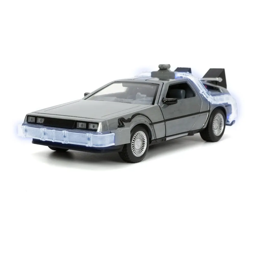 Back to the Future Hollywood Rides Model Diecast 1/24 Back to the Future 1 Mașină a Timpului poza produsului