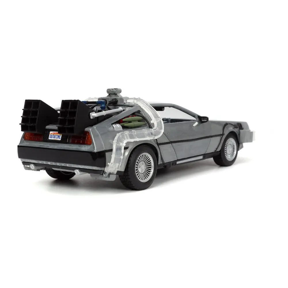 Back to the Future Hollywood Rides Model Diecast 1/24 Back to the Future 1 Mașină a Timpului poza produsului