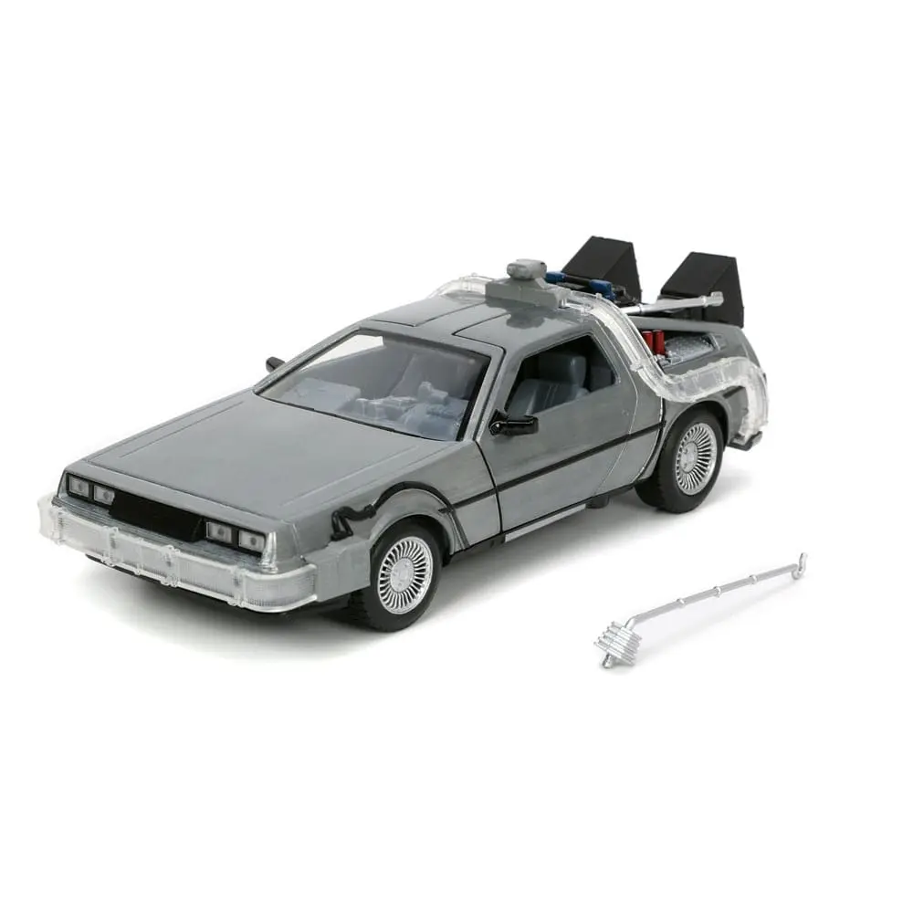 Back to the Future Hollywood Rides Model Diecast 1/24 Back to the Future 1 Mașină a Timpului poza produsului